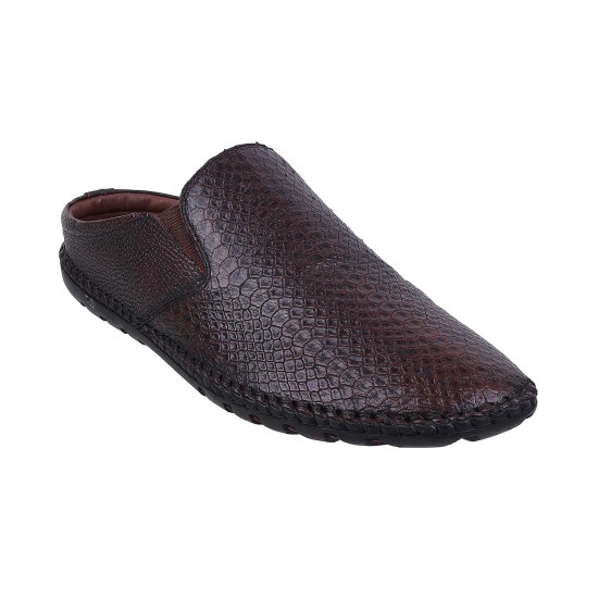 Men Brown Casual Slip Ons