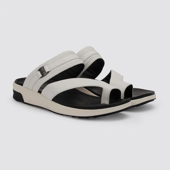 Men White Casual Slippers