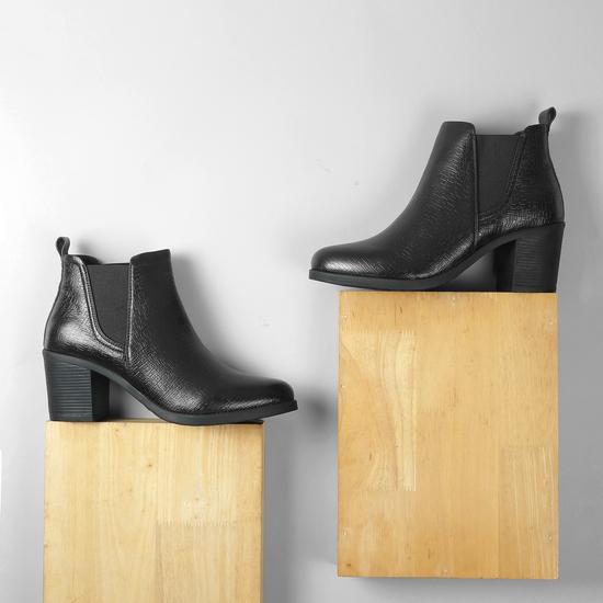 Women Black Party Boots
