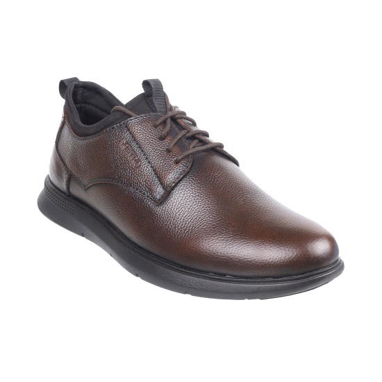 Men Brown Casual Lace Up